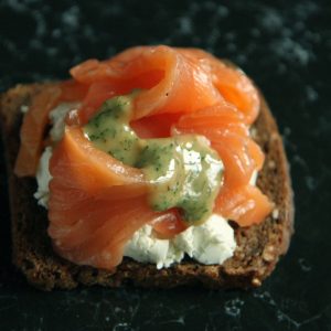 Соус горчичный гравлакс со свежим укропом