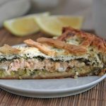 Пирог с лососем